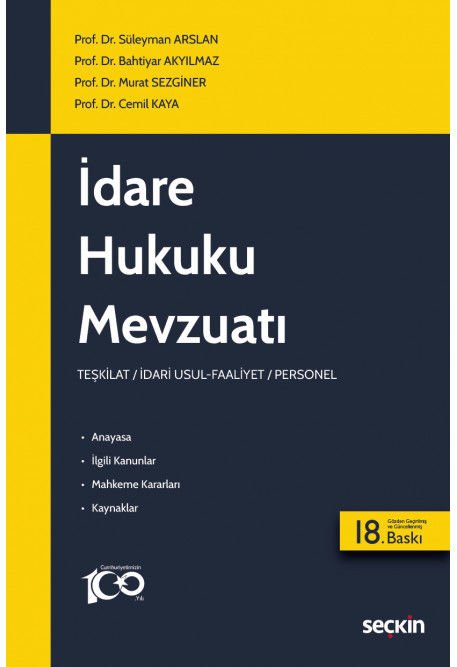 İDARE HUKUKU MEVZUATI