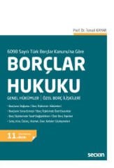 Borçlar Hukuku Genel Hükümler - Özel Borç İlişkileri