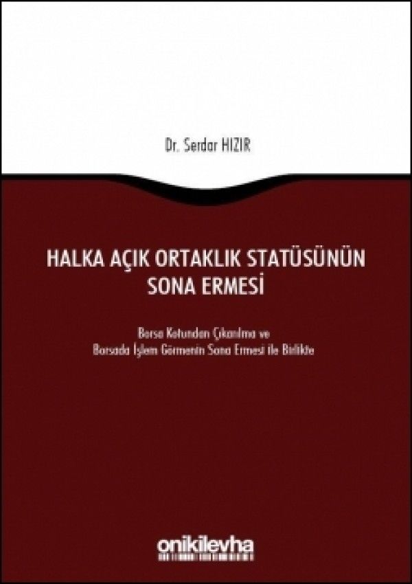 Halka Açık Ortaklık Statüsünün Sona Ermesi