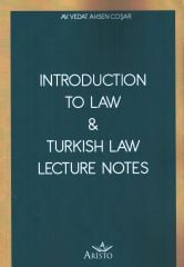 Introduction To Law & Turkish Law Lecture Notes
