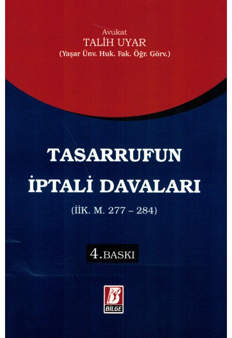 Tasarrufun İptali Davaları (İİK. m.277-284)