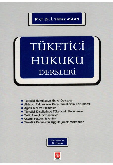Tüketici Hukuku Dersleri
