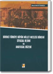 Birinci Türkiye Büyük Millet Meclisi Dönemi Siyasal Rejimi ve Anayasal Düzeni