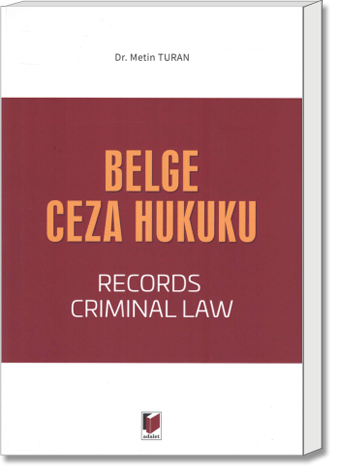 Belge Ceza Hukuku (Records Criminal Law)