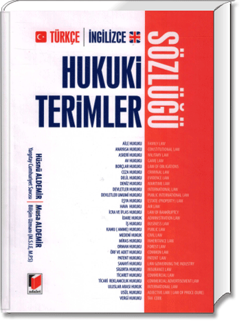 Hukuki Terimler Sözlüğü (Türkçe / İngilizce)