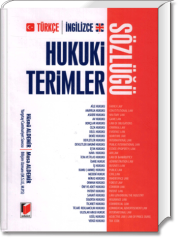 Hukuki Terimler Sözlüğü (Türkçe / İngilizce)