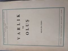 Varlık ve Oluş Hilmi Ziya Ülken