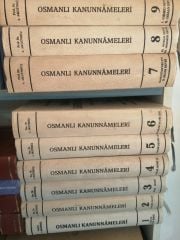 Osmanlı Kanunnâmeleri ve Hukukî Tahlilleri 1-2-3-4-5-6-7-8-9 cilt takım Ahmed Akgündüz