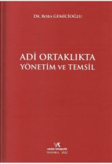 Adi Ortaklıkta Yönetim ve Temsil