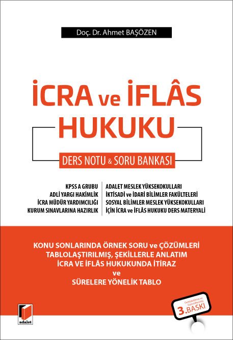 İcra ve İflâs Hukuku Ders Notu