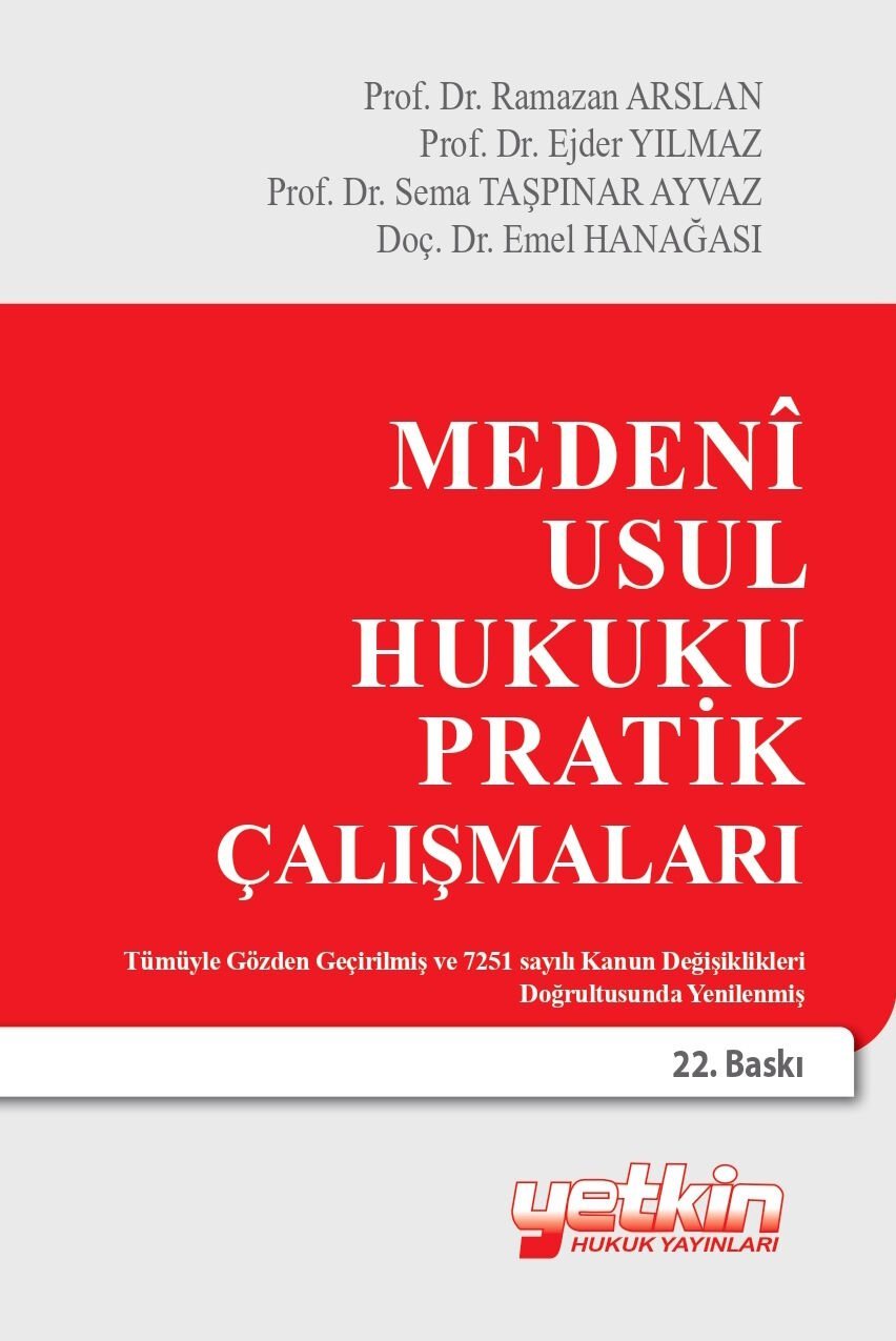 Medeni Usul Hukuku Pratik Çalışmaları