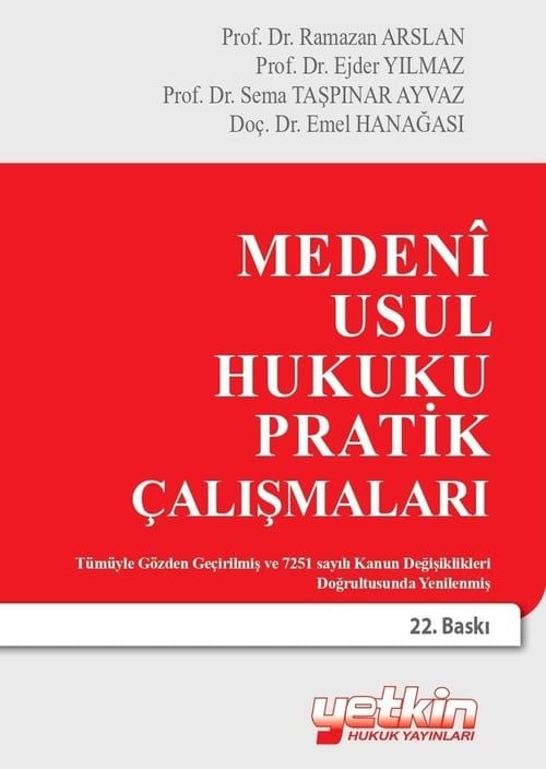 Medeni Usul Hukuku Pratik Çalışmaları