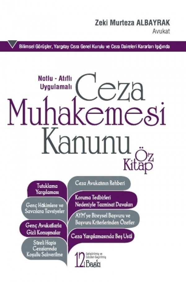 Ceza Muhakemesi Kanunu (CMK)-Öz Kitap