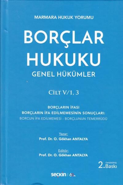 Borçlar Hukuku Genel Hükümler Cilt:III