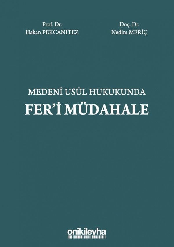 Medeni Usul Hukukunda Fer'i Müdahale