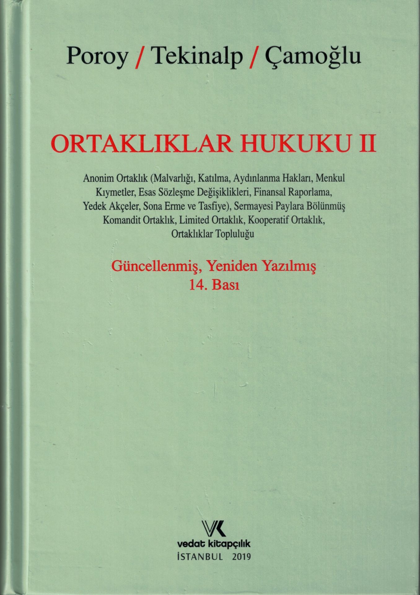 Ortaklıklar Hukuku - II