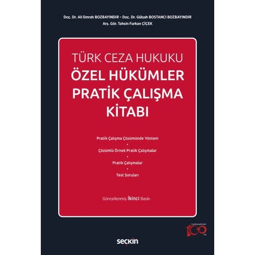 Türk Ceza Hukuku Özel Hükümler Pratik Çalışma Kitabı