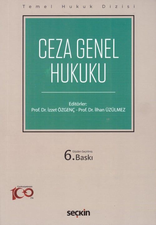 Temel Hukuk Dizisi - Ceza Genel Hukuku