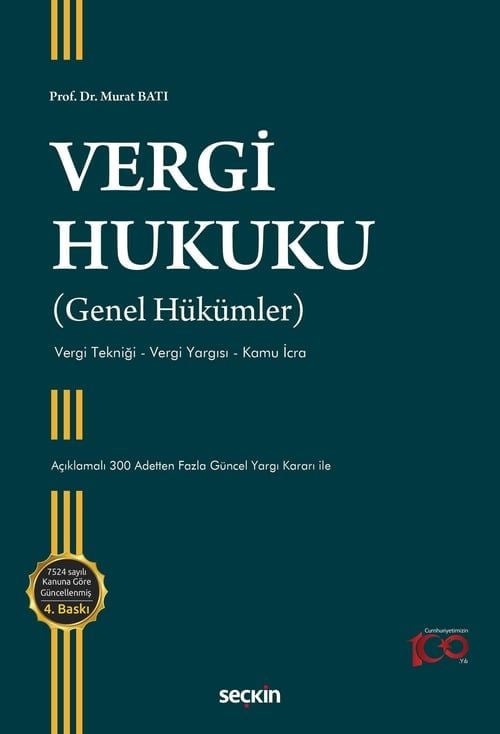 Vergi Hukuku - Genel Hükümler