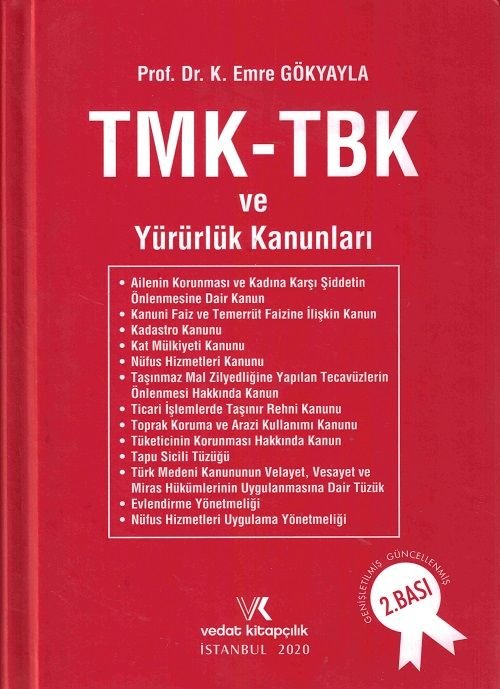 Türk Medeni Kanunu ve Borçlar Kanunu ve Yürürlük Kanunları