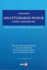 Toluner - Milletlerarası Hukuk (Giriş – Kaynaklar)