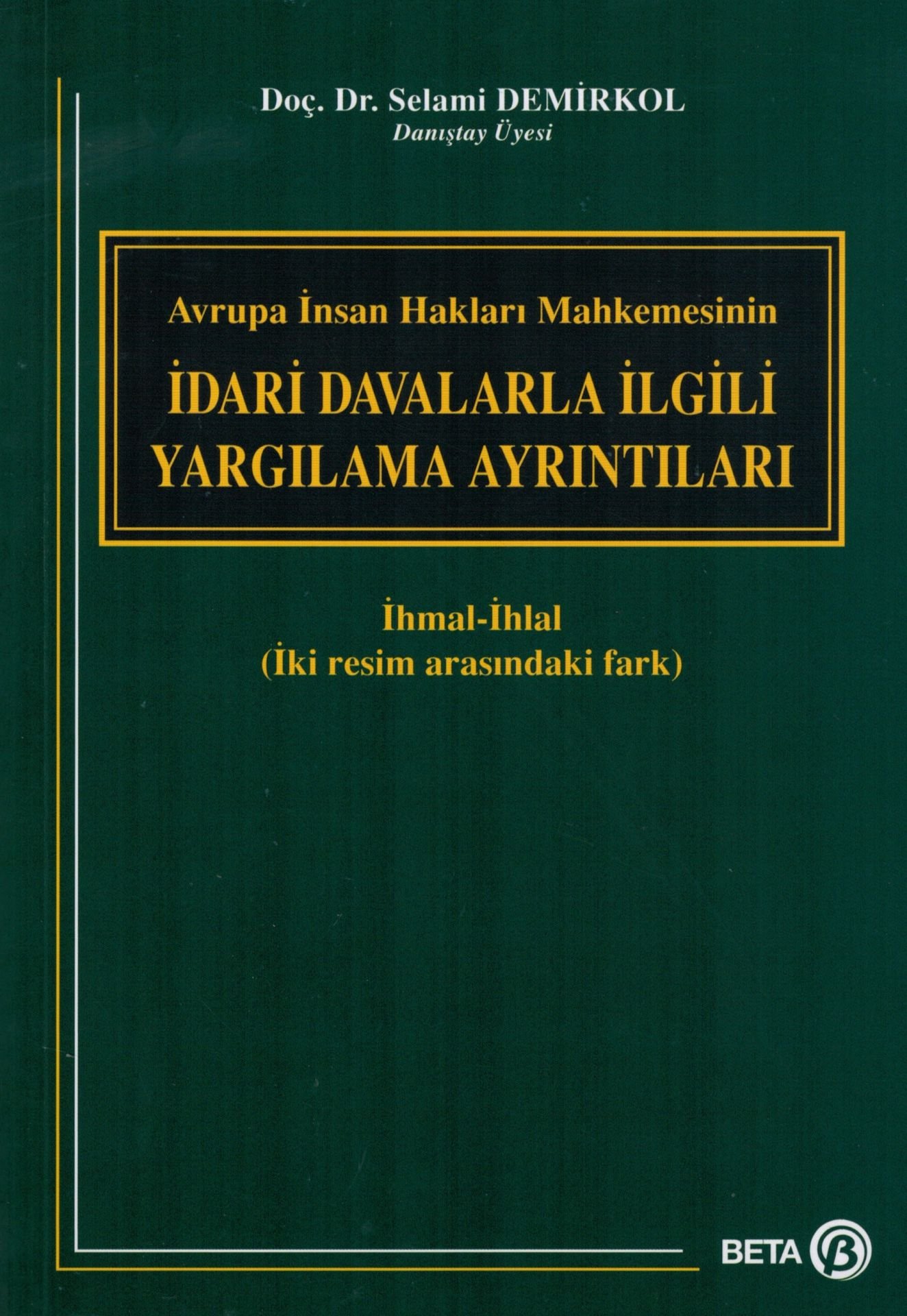 Avrupa İnsan Hakları Mahkemesinin İdari Davalarla İlgili Yargılama Ayrıntıları